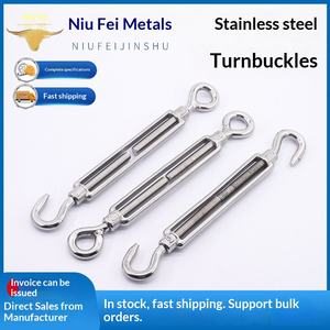 Tendeur à vis pour paniers de fleurs en acier inoxydable 304/316, tendeur de câble métallique, boulon de serrage pour guirlandes - Product Image 5