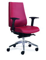 Chaise de bureau pivotante de luxe moderne pour PDG, en PU chromé, ergonomique, avec repose-pieds