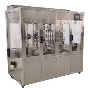 Cream filling machine and capping machine Plastic bottle liquid juice spray filling machine