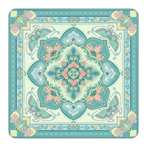 Tapete de Mahjong Americano de Caucho Natural de 33x33 Pulgadas, Impermeable, Resistente al Desgaste, con Borde Reforzado y Silencioso, para Juegos de Mesa Familiares Navideños - Product Image 1