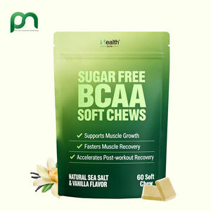 Compléments alimentaires personnalisés par le fabricant pour améliorer les performances sportives, sans sucre, BCAA sous forme de softchews pour la croissance musculaire - Product Image 3