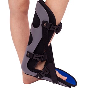 Orthèse de cheville et de pied, taille SML, couleur noire, pour la fixation articulaire et la prévention du pied tombant - Product Image 2