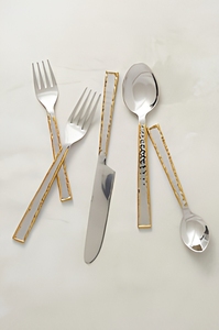 Cuchara de Acero Inoxidable Plateada con Diseño de Hoja, Cuchara Decorativa Multiusos para Servir Postres, Té, Café, Helado, Comedor y Cocina - Product Image 5