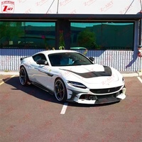 Kit carrosserie en fibre de carbone sèche Z-ART M Style, kit aérodynamique en fibre de carbone préimprégnée pour Ferrari Roma