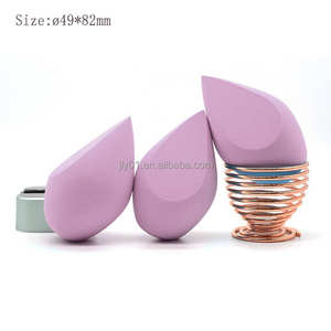 Ensemble d'éponge de beauté Pochoirs à sourcils Outils de maquillage Pas d'éponge de maquillage en latex Maquillage lavable Éponge de perfectionnement - Product Image 2