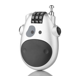 Wholesale Coded <b>Lock</b> Telescopic Steel Cable Motorbike Combination Anti-theft Password <b>Wheel</b> Locking Tool - Product Image 1