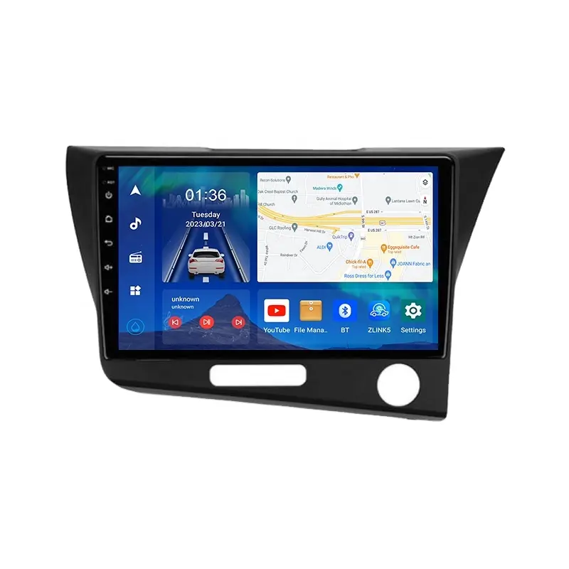 Otomotiv multimedya oynatıcı GPS Carplay Stereo oto Video Android 2 DIN araba navigasyon sistemi için HONDA CRZ CR-Z 2010-2017