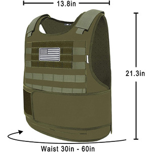 Chaleco Táctico Vanda Ajustable de Seguridad y Protección Personal con Liberación Rápida y Sistema Molle - Product Image 3
