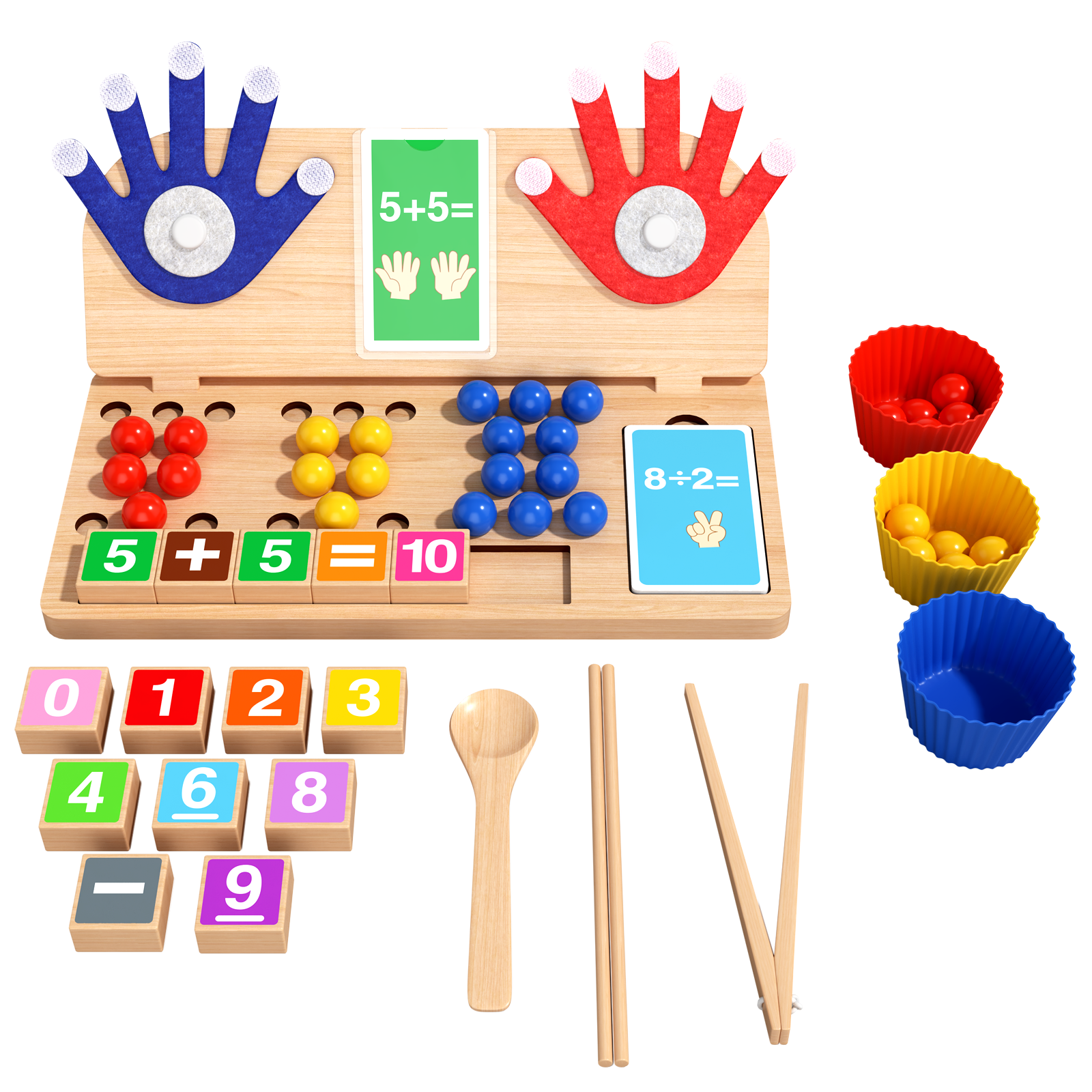 Finger Math Clip Beads