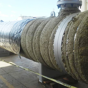 Laine de <span class=keywords><strong>roche</strong></span> basaltique EN13501 ignifuge de Côte d'Ivoire, 80 kg/m³, 50 mm, la plus vendue, en rouleau, pour isolation des murs, des tuyaux et des entrepôts - Product Image 6