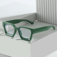 Lunettes de vue carrées avec logo personnalisé Lunettes pour hommes et femmes Lunettes anti-lumière bleue Lunettes optiques tendance