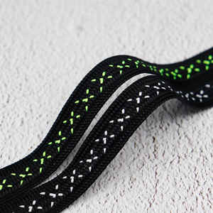 Lacets noirs en gros pour usine, lacets tissés durables avec embouts en plastique, accessoires de chaussures - Product Image 3
