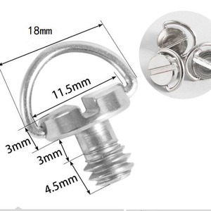 สกรูสแตนเลส 1/4-20 แบบปลดเร็วสำหรับขาตั้งกล้อง L130 อุปกรณ์เสริมกล้อง - Product Image 1