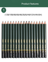 Kit de Croquis Professionnel Keep Smiling 42 en 1, Crayons de Dessin pour Étudiant, Peinture et Esquisse