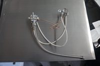 Congélateur coffre double porte en acier inoxydable SS304 pour hôtel