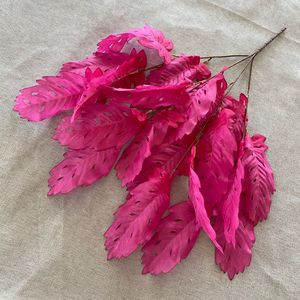 Lá Giả Trang Trí Treo Tường Nhân Tạo Để Trang Trí Hoa Treo Tường Cành Cây Lá Xanh - Product Image 5