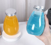 Vente en gros Meilleur prix 500ml Bouteille de boisson vide en plastique PET transparente étanche sans BPA pour les boissons