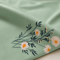 Tissu imprimé numérique 100% polyester à motifs fins pour rideaux, literie, coussins, textile de maison - Fournisseur en gros en rouleau