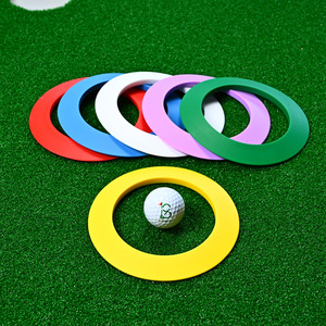 Anneaux de putting de golf B3 en silicone, tapis de pratique portable pour intérieur et extérieur, jaune, blanc, violet, bleu, rouge, vert, accessoires de golf - Product Image 1