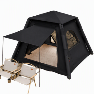 Tente gonflable portable en tissu Oxford imperméable à quatre saisons, installation rapide, protection solaire, pour camping extérieur, sans configuration requise - Product Image 5