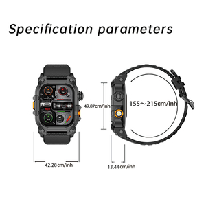 Montre connectée 2026 pour hommes, sport et fitness, suivi de la fréquence cardiaque et du sommeil, design tendance, compatible iOS et Android, rappel d'appel magnétique - Product Image 4