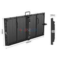 Écrans LED transparents étanches pour extérieur 500x1000mm, location, IP65, luminosité 4500, design fin, garantie 3 ans