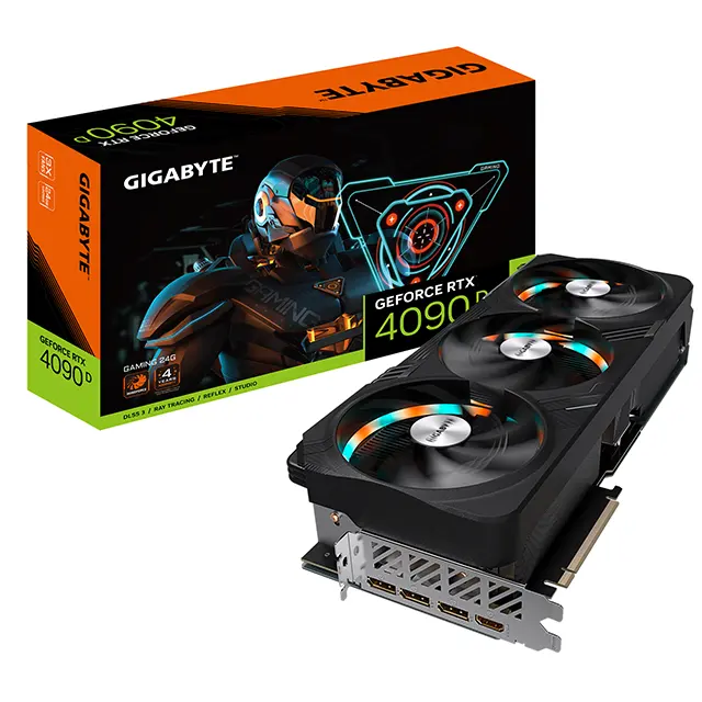 GIGABYTE GeForce RTX 4090 D GAMING 24G GPU Computer Graphics Card Esports AI Design 4K