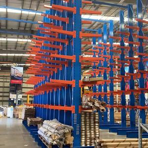 थोक भारी शुल्क कैंटिलीवर भंडारण रैक नारंगी कैंटिलीवर रैकिंग सिस्टम समाधान वेयरहाउस कैंटिलीवर स्टील धातु रैक - Product Image 4