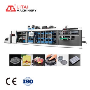 ماكينة تصنيع أوتوماتيكية بالكامل بأربع محطات لـ PS PP PVC & EPS مع مكونات أساسية لمضخة المحرك للبيع - Product Image 1