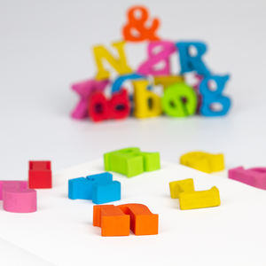 <span class=keywords><strong>Gommes</strong></span> miniatures amusantes et colorées en forme d'alphabet anglais et arabe pour enfants - Product Image 6