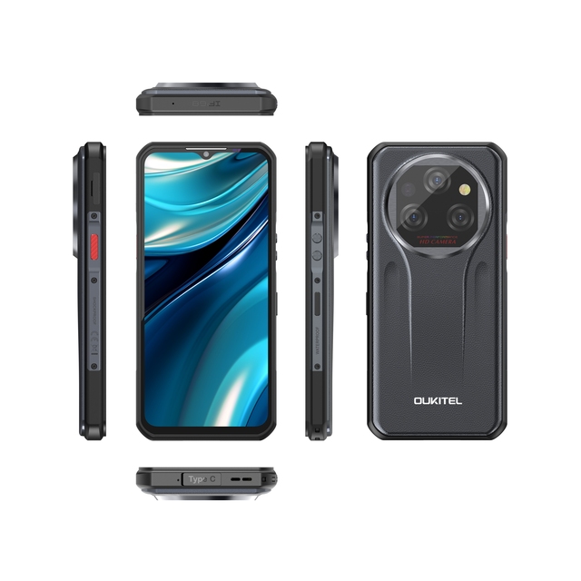 Oukitel Wp39 5G Rugged Smartphone 24GB 6+256GB 6.60"FHD+ 64MP Camera 11000mAh Cell Phone Android 14 Oukitel Wp39 Phones