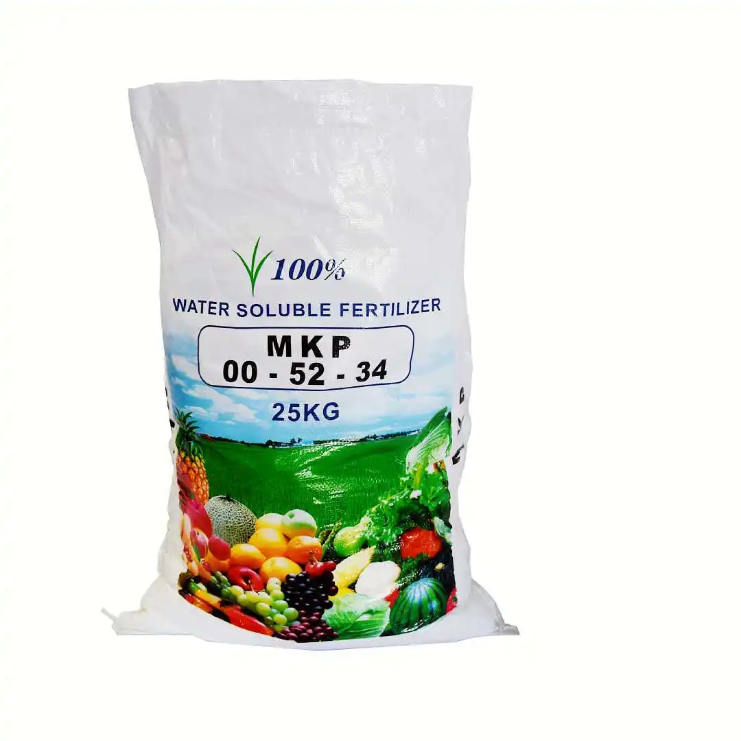 Factory Direct Agricultural Chemicals Mono Potassium Phosphate MKP 00-52-34 99% Fertilizer