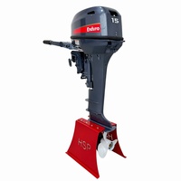 Pièce de rechange OEM professionnelle pour commande de moteur hors-bord, à arbre long, démarrage manuel, universelle, pour moteur hors-bord essence 2 temps 15 CV, avec accessoires complets