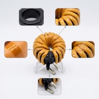 Bobine d'inductance toroïdale haute puissance personnalisée KS150, bobine de filtre à choké à stockage d'énergie en fil de cuivre vertical/horizontal