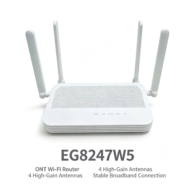 Wholesale Xinsuhang EG8247W5 GPON ONU/ONT AC1200 Gigabit Fiber Modem Triple Play 1 Year Warranty Unlocked Dual Band WiFi Router