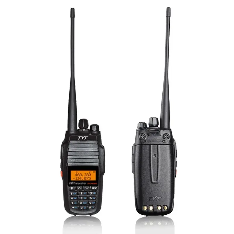 TYT TH-UV8000D Walkie Talkie portabel profesional, repeater band silang dua dupleks penuh Radio dua arah 10W UHF VHF