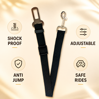 Ceinture de sécurité pour chien et chat, réglable, anti-choc, anti-saut, pour les trajets en voiture, 11 couleurs