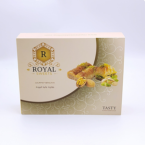 Lujo personalizado vacío grado alimenticio real dulces bombón caja de dulces San Valentín nuez kernel galleta postre fechas caja de embalaje de regalo - Product Image 6