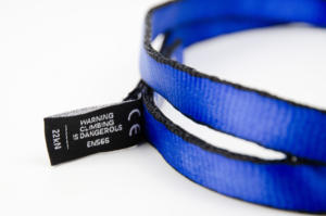 Fornitore Cinese all'Ingrosso di Cinghie da Arrampicata in Poliestere Blu da 16mm per Arrampicata su Roccia e Attività all'Aperto - Product Image 4