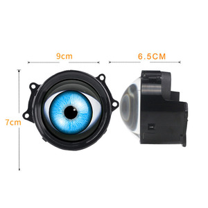 ไฟ LED ไดนามิก Devil Eyes 2 ชิ้น 12V พร้อมรีโมทคอนโทรล  ไฟหน้ามอเตอร์ไซค์แบบยูนิเวอร์แซล  ชุดดัดแปลงไฟ LED Devil Eye  ควบคุมผ่าน Wifi - Product Image 3