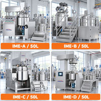 Mélangeur émulsifiant sous vide Imberson 50L pour la production de crèmes et de lotions cosmétiques, homogénéisateur sanitaire à cisaillement élevé