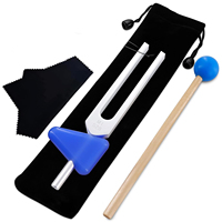 Diapasón de 528 Hz para Reparación del ADN, Energía Curativa, Aleación de Aluminio, Instrumento Musical de Frecuencia, Accesorios de Yoga, Marca OEM, Modelo LRTF