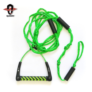 <span class=keywords><strong>Wakeboard</strong></span> เชือกเล่นสกีน้ำ,เวคบอร์ดมือจับพิมพ์ลายสีเหลืองสีเขียว - Product Image 3