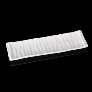 Xiangyuan <b>melamine</b> tableware <b>plates</b>, rectangular white commercial cold dish <b>plates</b>, hot pot restaurant <b>plates</b>, imitation - Product Image 2