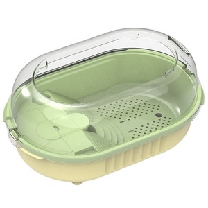 Piccolo serbatoio di tartaruga in plastica con piattaforma da arrampicata e piattaforma crogiolante accessorio <span class=keywords><strong>per</strong></span> <span class=keywords><strong>acquario</strong></span> domestico <span class=keywords><strong>per</strong></span> l'allevamento di <span class=keywords><strong>tartarughe</strong></span> - Product Image 5