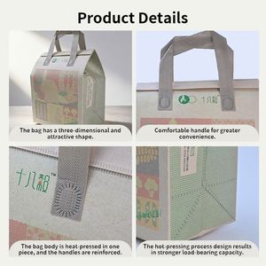 Promotion Thermal Insulated Tote Bag Outdoor Insulation Bag Non Woven Grocery Cooler Bag for Food Cake Drinks Delivery - Product Image 5