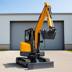 Gran Demanda de Maquinaria Más Vendida: Mini Excavadora Compacta de 1 y 2 Toneladas con Orugas de Goma, Excavadora Hidráulica de Bajo Consumo para Jardín - Product Image 3