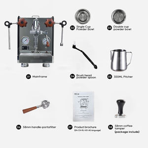 Lujo 1 grupo bomba rotativa Hotel cafetería tienda comercial profesional manual E61 máquina de café espresso - Product Image 5