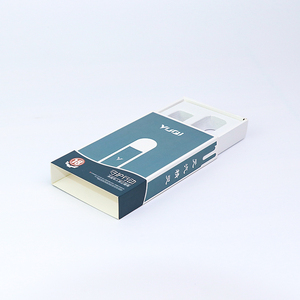 wholesale custom logo and design drawer sliding box packaging box 0.5ml 1ml hard paper gift box