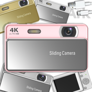 กล้องดิจิตอล Sourcingark 4K หน้าจอ IPS 2.8 นิ้ว ซูม 16 เท่า เซ็นเซอร์ CMOS กล้องขนาดกะทัดรัดแบบเลื่อน OEM ODM โลโก้และบรรจุภัณฑ์แบบกำหนดเอง M15 - Product Image 1